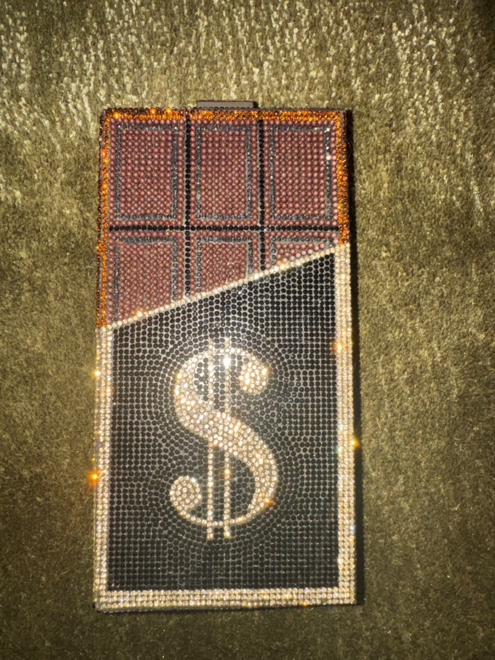Bedazzled Money Bag